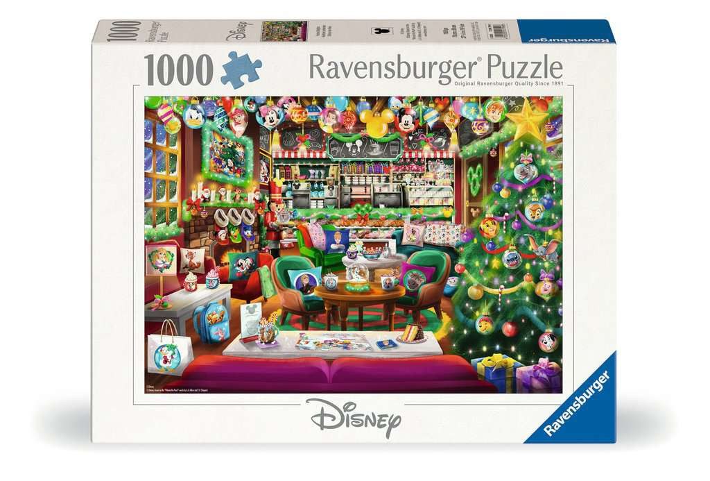 Puzzles Adultes 1000 pièces - Disney Christmas Cafe