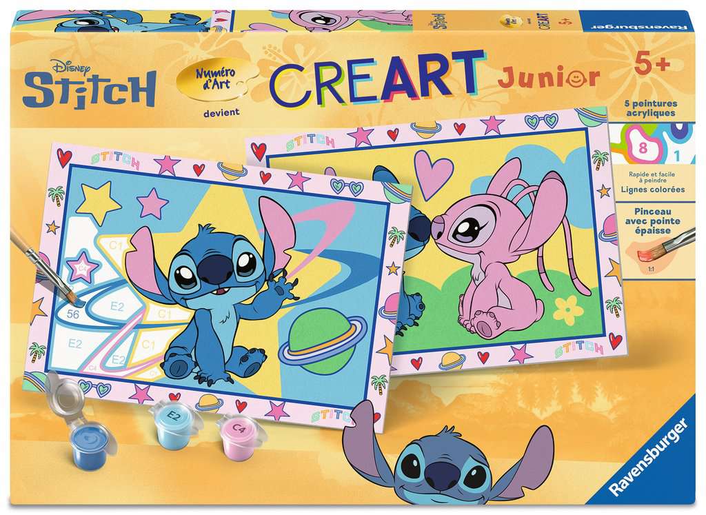 CreArt Junior - Disney Stitch & Angel