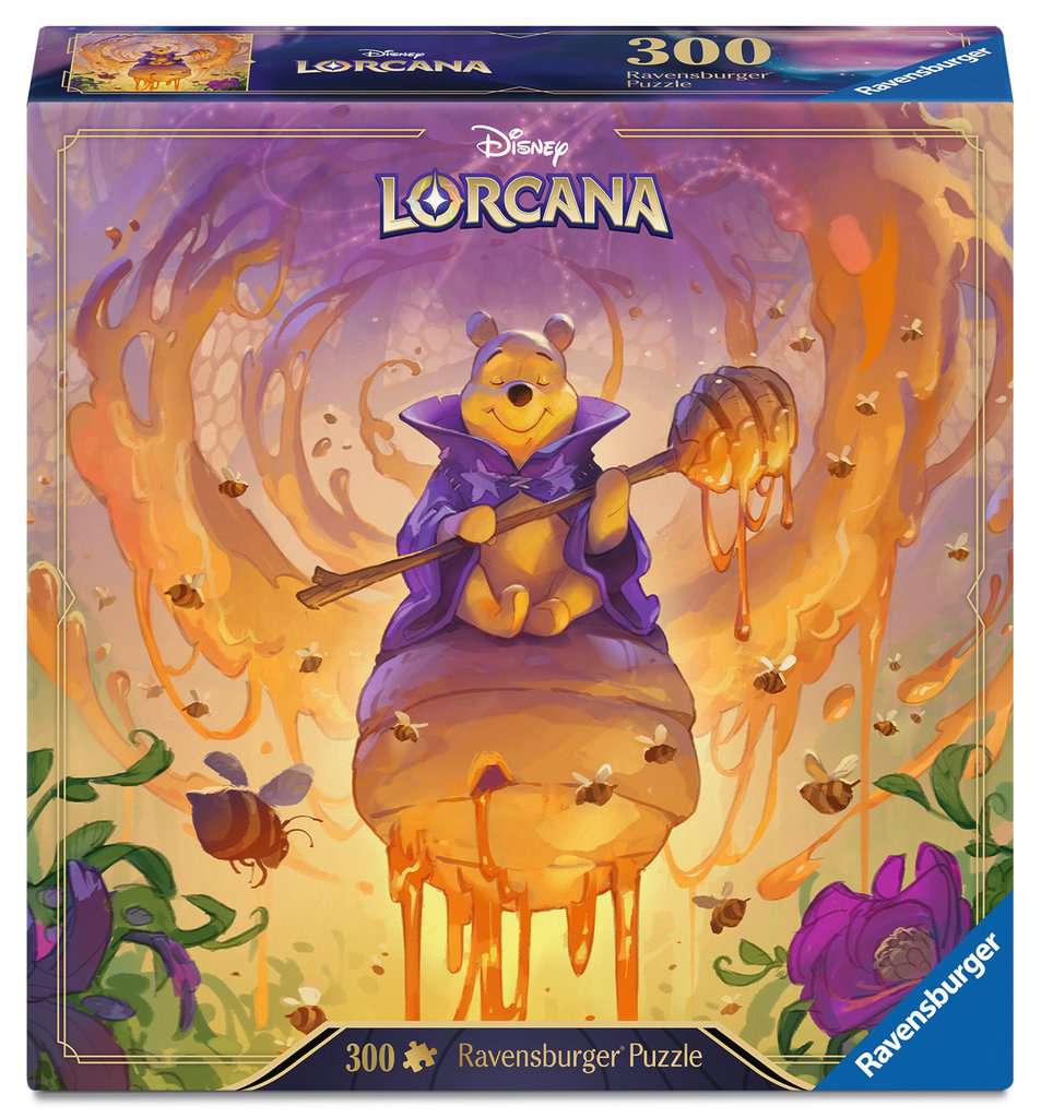 Puzzles Adultes 300 pièces - Disney Lorcana JCC - Winnie l'Ourson - Magicien mellifique